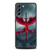 Handyhülle Cover für Samsung Galaxy S25 Edge S24 S23 S22 S20 S21 FE Ultra S10 S10E Plus 5G Weiches TPU Das Schwert Kreatives Muster