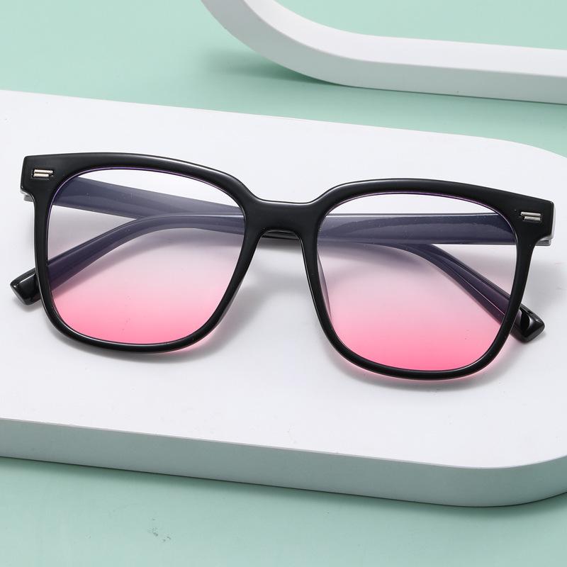 Attractive Glasses Unisex Kids Pink 2025 Hip-Hop Glasses Retro Children's Glasses, Miding Sunglasses, Men's And Children's Internet Famous Sunglasses