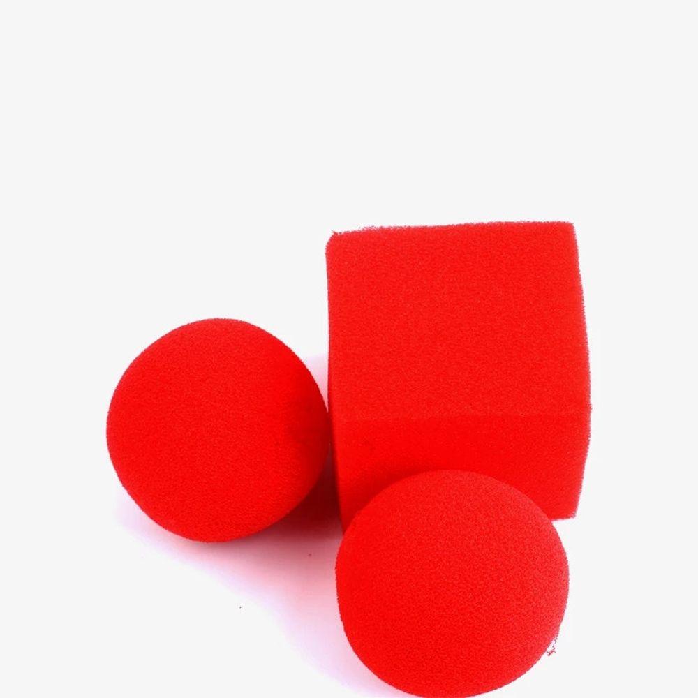 Classical Magic Tricks Sponges Magic Tricks Magic Sponge Balls Sponge Magic Props Red Ball Magic