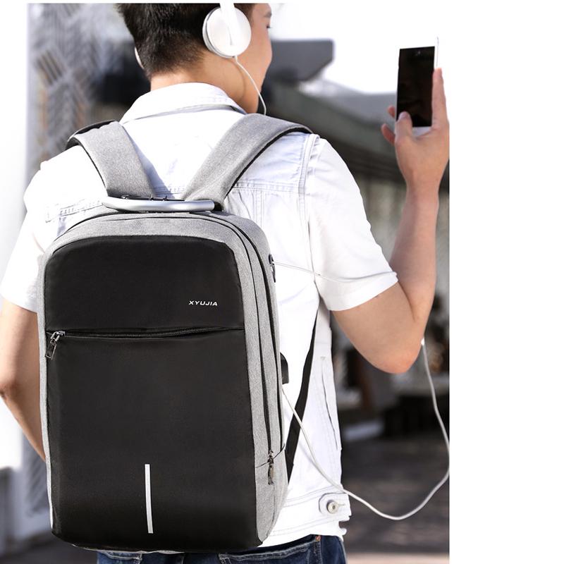 Buy Notebook USB Charging Computer Backpack Business Slim Laptop ...