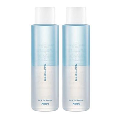 A’PIEU Desmaquillante Mineral para Labios y Ojos Eau Marine (250ml × 2 botellas)
