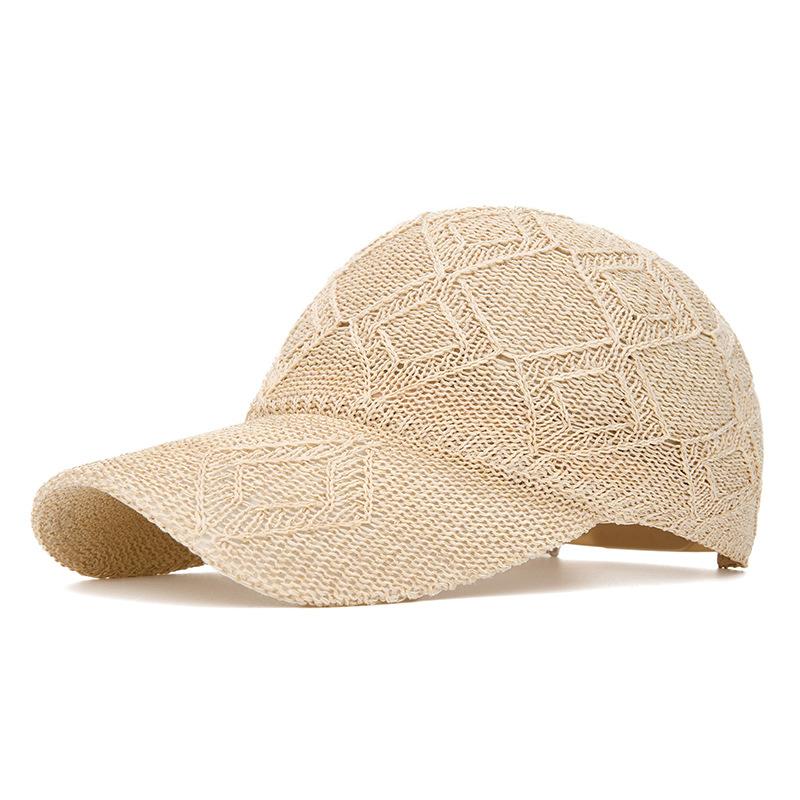 Hollow Baseball Cap Women's Breathable Cap Outdoor Sunscreen Sun Hat