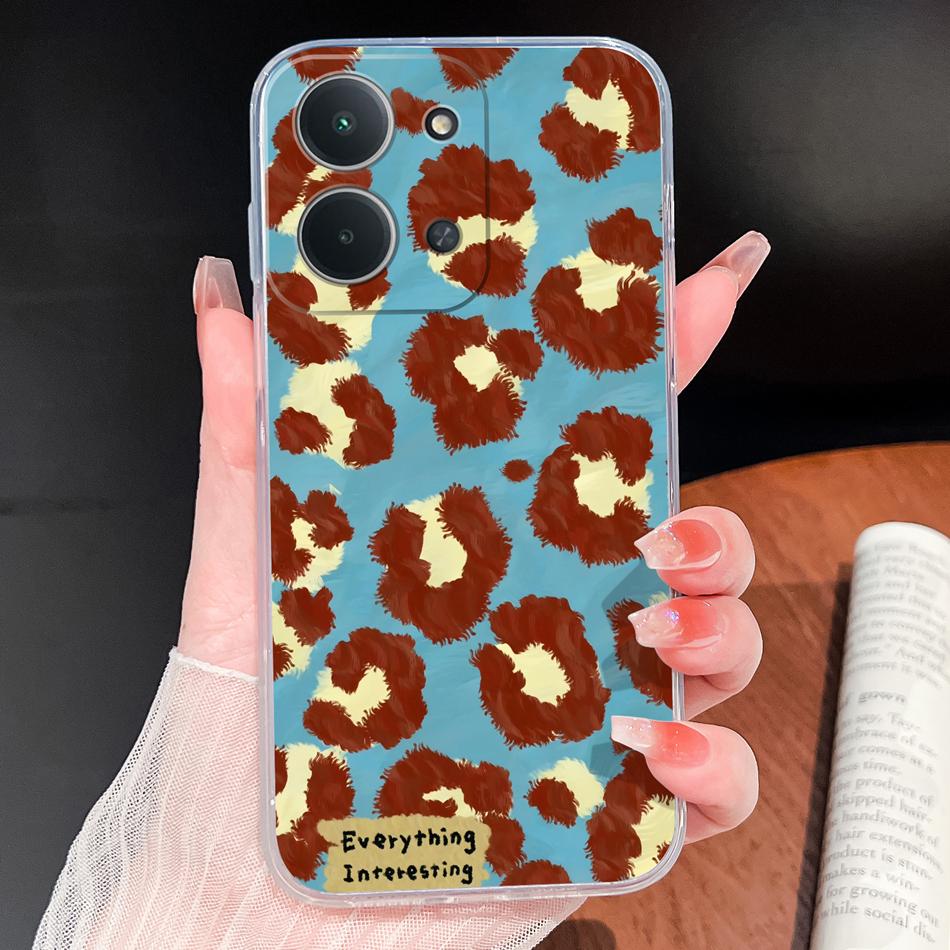 Case For Poco C85 C75 C65 C55 Ocean Fish Transparent Phone Back Cover For POCO C 75 Soft TPU Silicone Lightweight Protectors