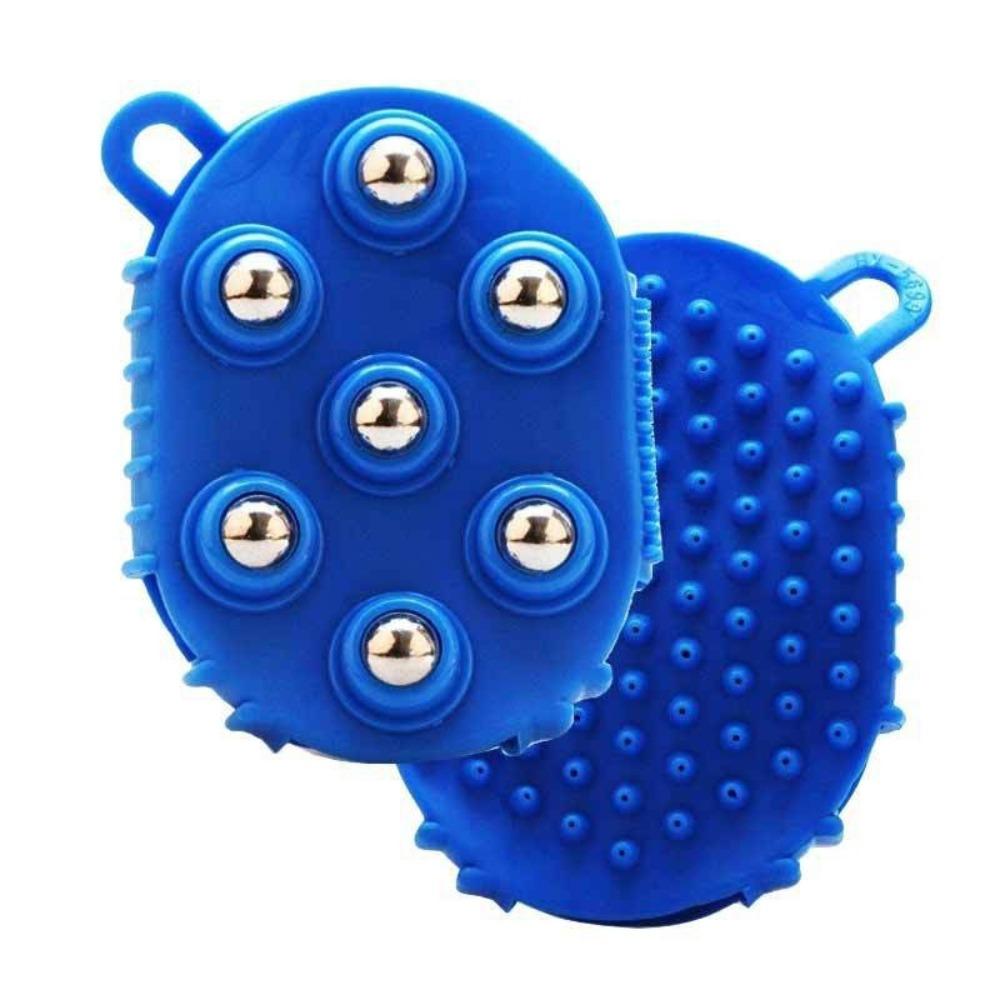 Double Sided Massage Glove Stainless Steel Body Sculpting Massager Muscle Relief