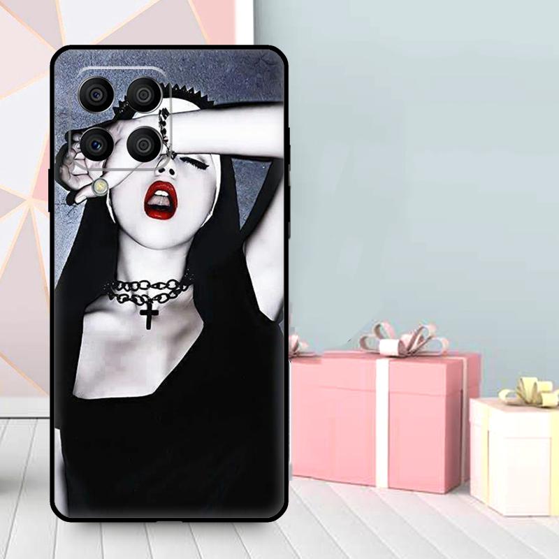 Sister Nun Kiss Case For Samsung Galaxy M06 M11 M31 M14 M34 M54 M12 M32 M52 M15 M13 M16 M36 M56 M53 M35 M55
