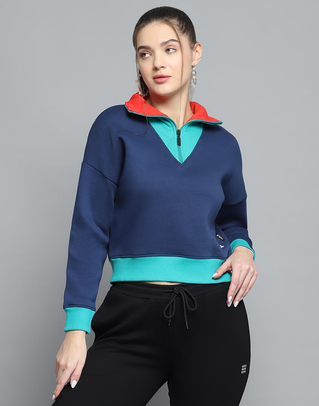 

Rock.It Women Regular Fit Winter Sweatshirt XXL синий