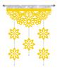 Modern Curtain BUTTERFLIES AND FLOWERS SCREEN with Openwork Hangers GLAMOUR 60x95