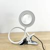 5X Magnification LED Magnifying Glass Lamp Adjustable Levels Flexible Clip on Desk Lamp Eye Protection 3-color Light