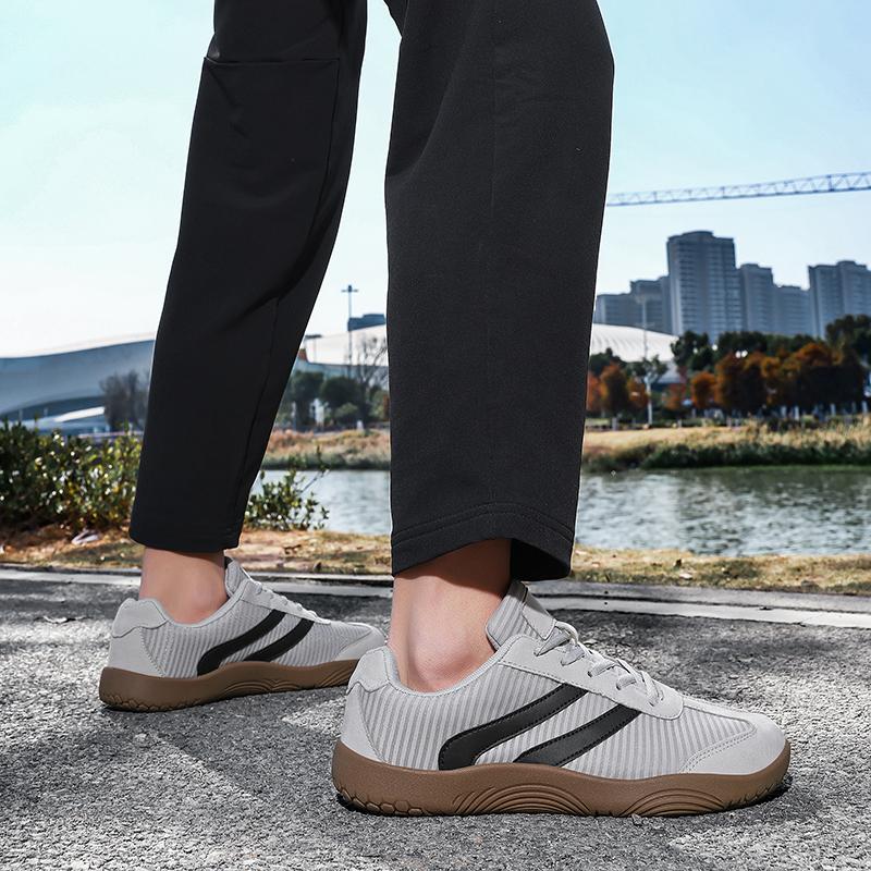 Men Barefoot Casual Flats Black Wide Head Driving Shoes White Sneakers Grey Walking Sport Shoes Large Size