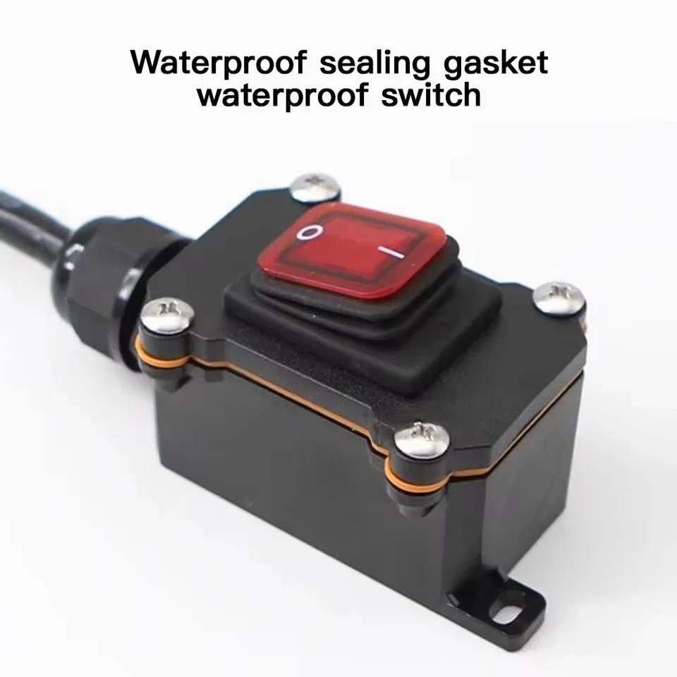 12V Vypínač odpojení baterie motocyklu Vysokovýkonný Vodotěsný ABS spínač 30cm/50cm Měděný kabel Odpojovací kabel baterie pro těžké podmínky