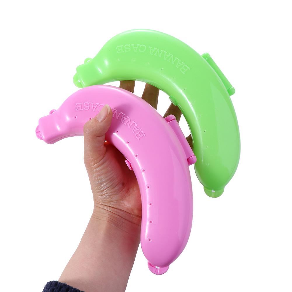 Travel 1PC Box Holder Outdoor Banana Lunch Box Protector Box Banana Case Fruit Storage Storage Box