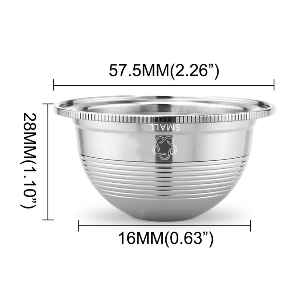 Stainless Steel Coffee Capsules Vertuoline Pod Filters Cup 70ml Brewing Volume Reusable Refillable Coffee Capsule