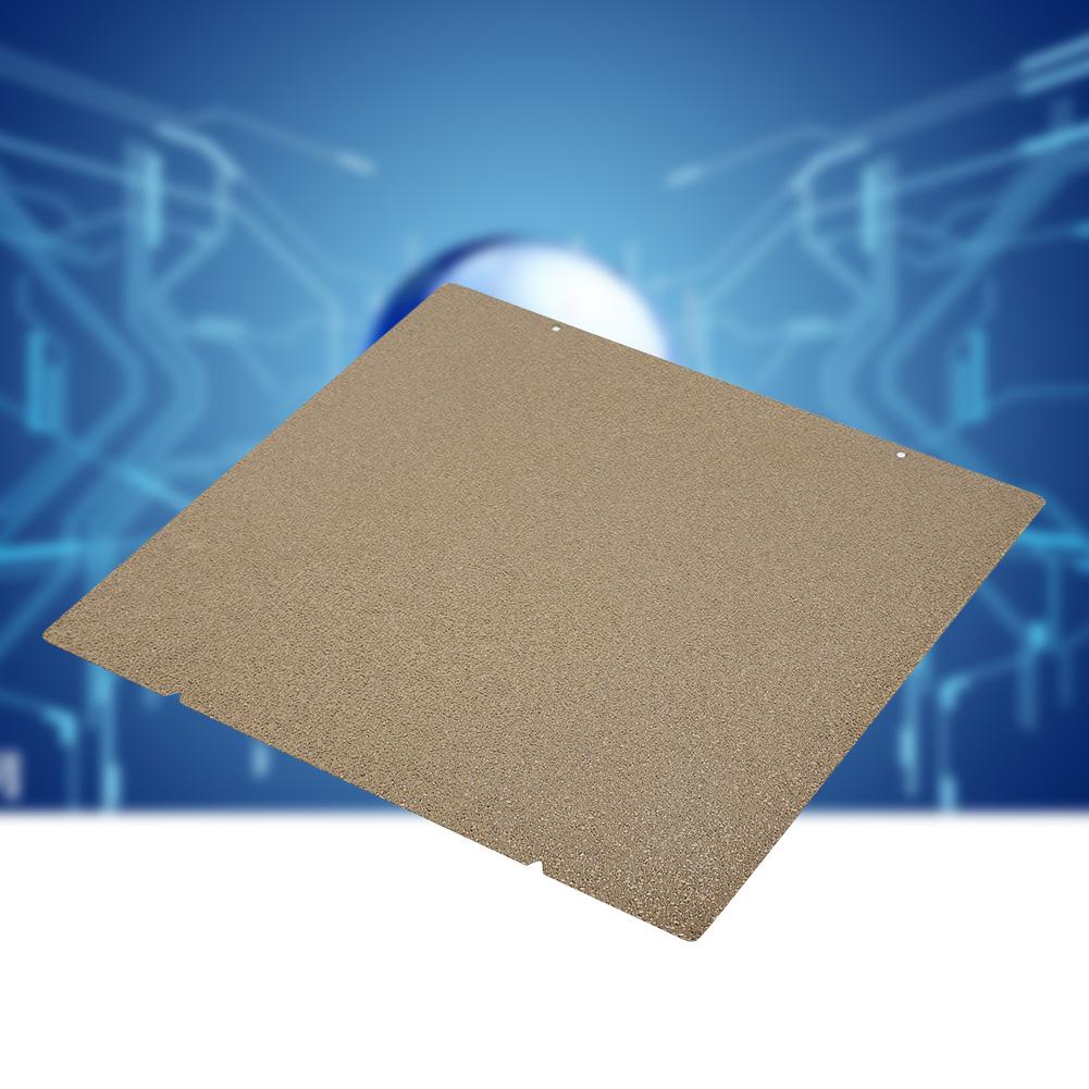 3D Printer Accessory MK52 Gold Double Layer Textured PEI Powder Steel Plate