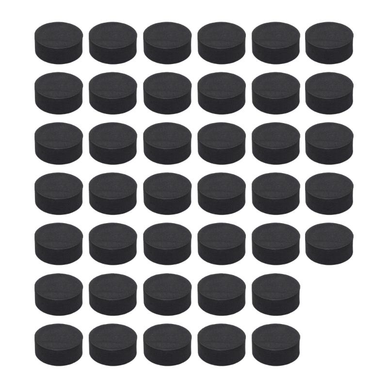 Adhesive-Backed Round Cushion Grip Set, Dense 40 Count for Speaker Feet, Quiet Contact, Scratch Guard and Home Care