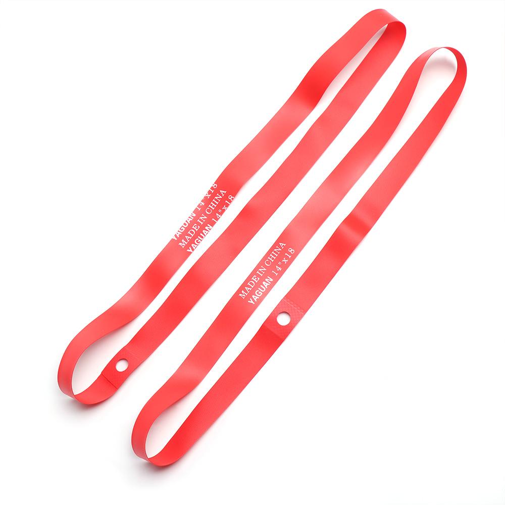 2Pcs High Quality Red Top Bicycle Tire Liner  Anti Puncture Tape Pad Bike Inner Tube