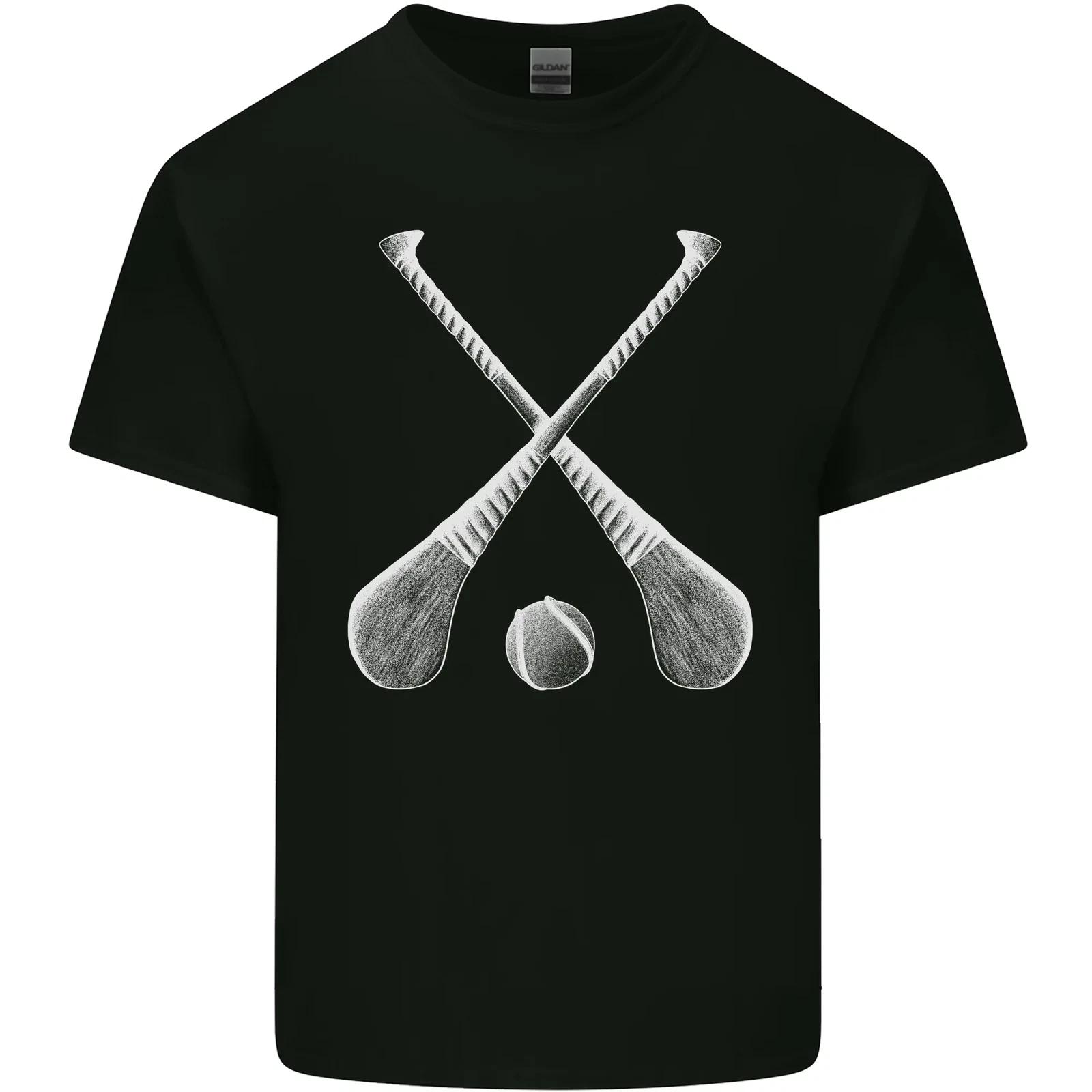 Hurling Bats and Ball Kids T-Shirt Childrens S