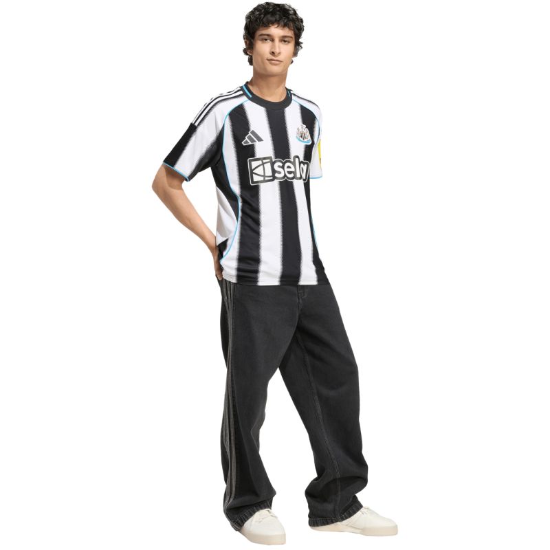 adidas Newcastle United FC 25/26 Men's Home Shirt White/Black JI7382 S