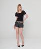 5OML Rivet Short Sleeve Black