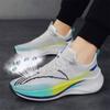 Lightweight Running Shoes Men Women Breathable Mesh Upper Carbon Plate Anti-Slip Sole Flexible Durable Road Track