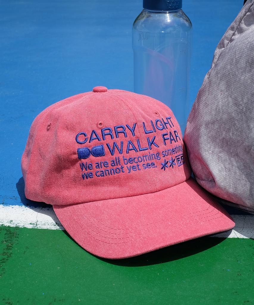 Beollunpeulenjeu Carry Light Walk Far Pigment Ball Cap Red