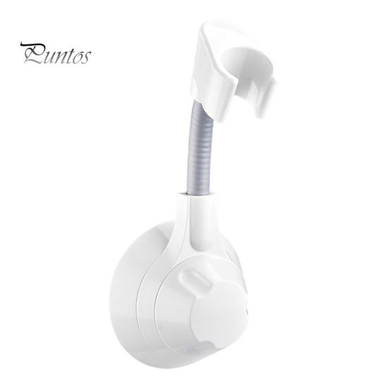 

Регулируемый держатель для душевой лейки, присоска, без сверления, универсальная регулировка угла, вращение на 360 градусов, крепление для душевой лейки белый