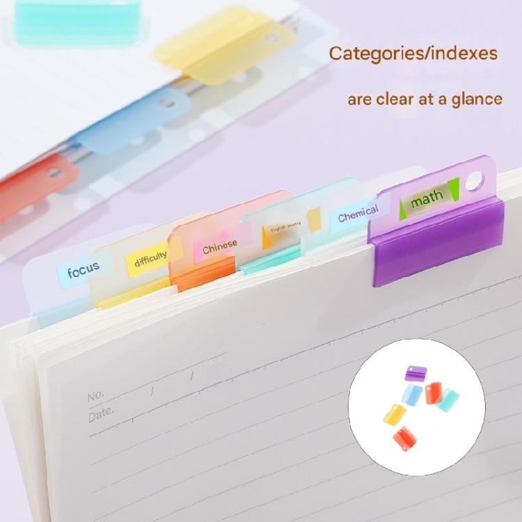 6 Pezzi Clip Spingi-Tira Multiuso per Documenti Colori Caramella Ideali per Studenti e Lavoratori d'Ufficio per Mantenere Ordinati i File Ovunque