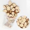 50Pcs Egg Shape Unfinished Wood Crafts 50Mm for DIY Wood Cutouts Wall Mounts Christmas Ornaments Nursery Tags Decorations