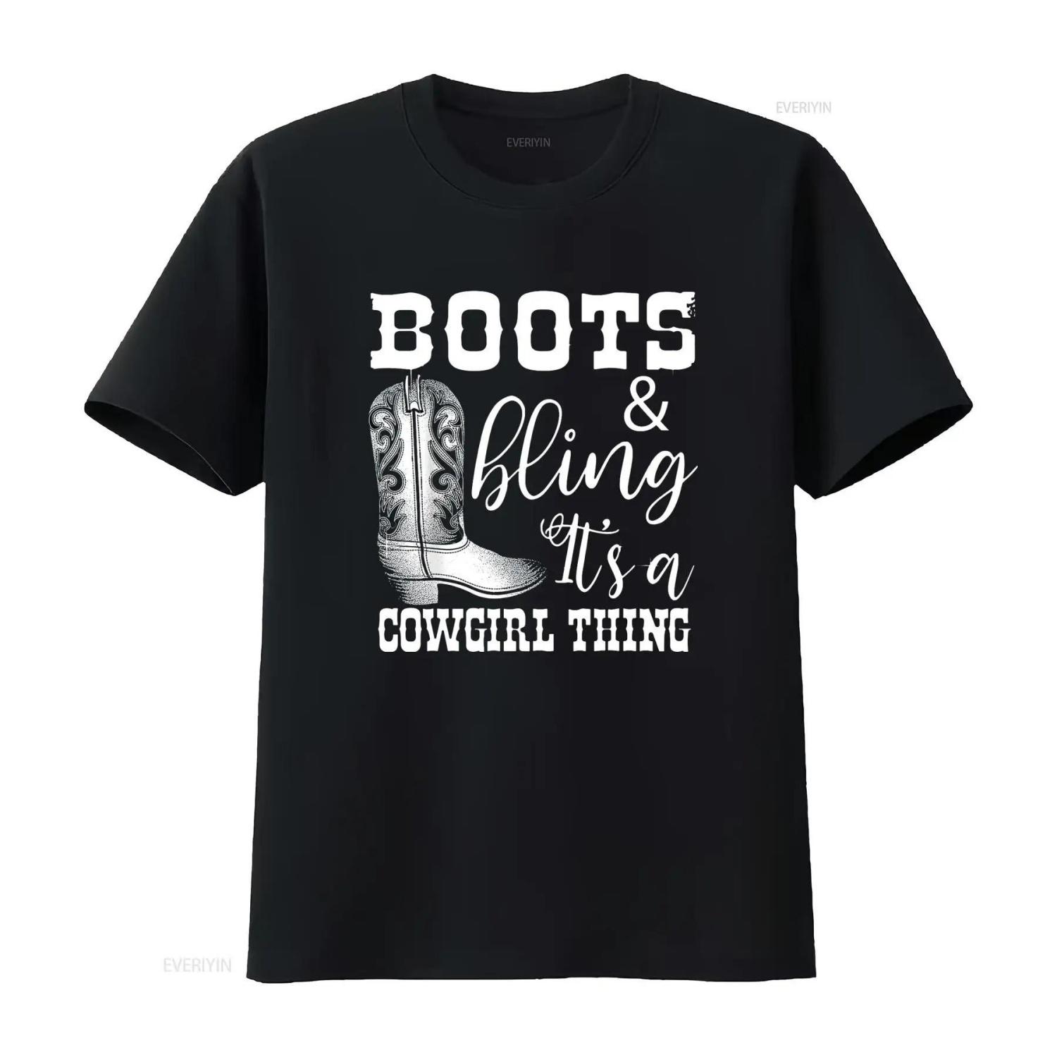 

Funny Cowgirl Boots Bling Women Cute Love Country Life T Shirt Vintage Washed Fashion Comfortable Slightly Designer Clothes S разноцветный