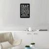 Metal Wall Art Poster - This Is My Circus These Are My Monkeys Decor for Mom Mother Day Gift