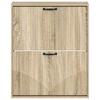Wall Mounted Shoe Cabinet HOORN 71 x 17 x 86 cm Engineered Wood