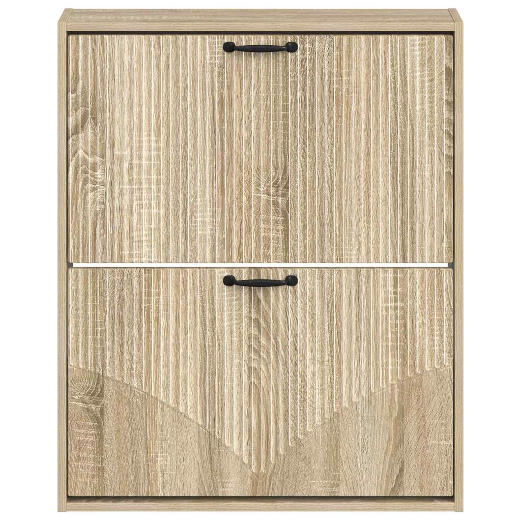 Wall Mounted Shoe Cabinet HOORN 71 x 17 x 86 cm Engineered Wood