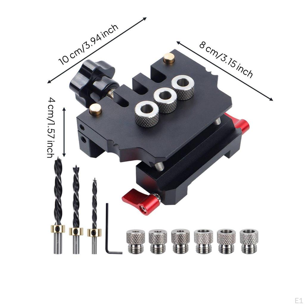 SelfCentering Dowel Jig Aluminum Alloy Self Centering Precision Straight Hole Drill