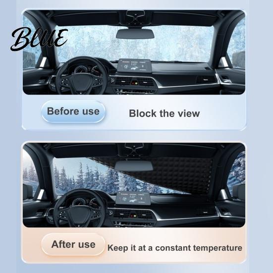 Snow Cover For Easy Storage Sun-resistant Anti-Frost with Magnets Car Windshield Foldable Universal Auto SUV