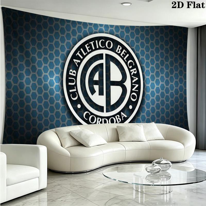CLUB ATLETICO BELGRANO Wall Tapestry Aesthetic Wall Hanging Printed Fabric Blanket Decorative Tapestries for Bedroom Living Room Home Decor