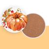 Fall Pumpkin Coaster Autumn Round Drink Coasters Absorbent Natural Ceramic Coasters Pumpkin Cup Mat Thanksgiving Party Decor
