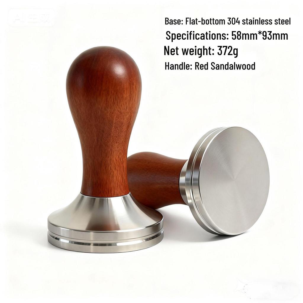 58mm Italienischer Edelstahl Kaffee Tamper für Mühle und Maschine