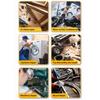 Deli Adjustable Wrench Large Opening Long Handle Universal Spanner Carbon Steel Mechanical Workshop Hand Car Repair Tools