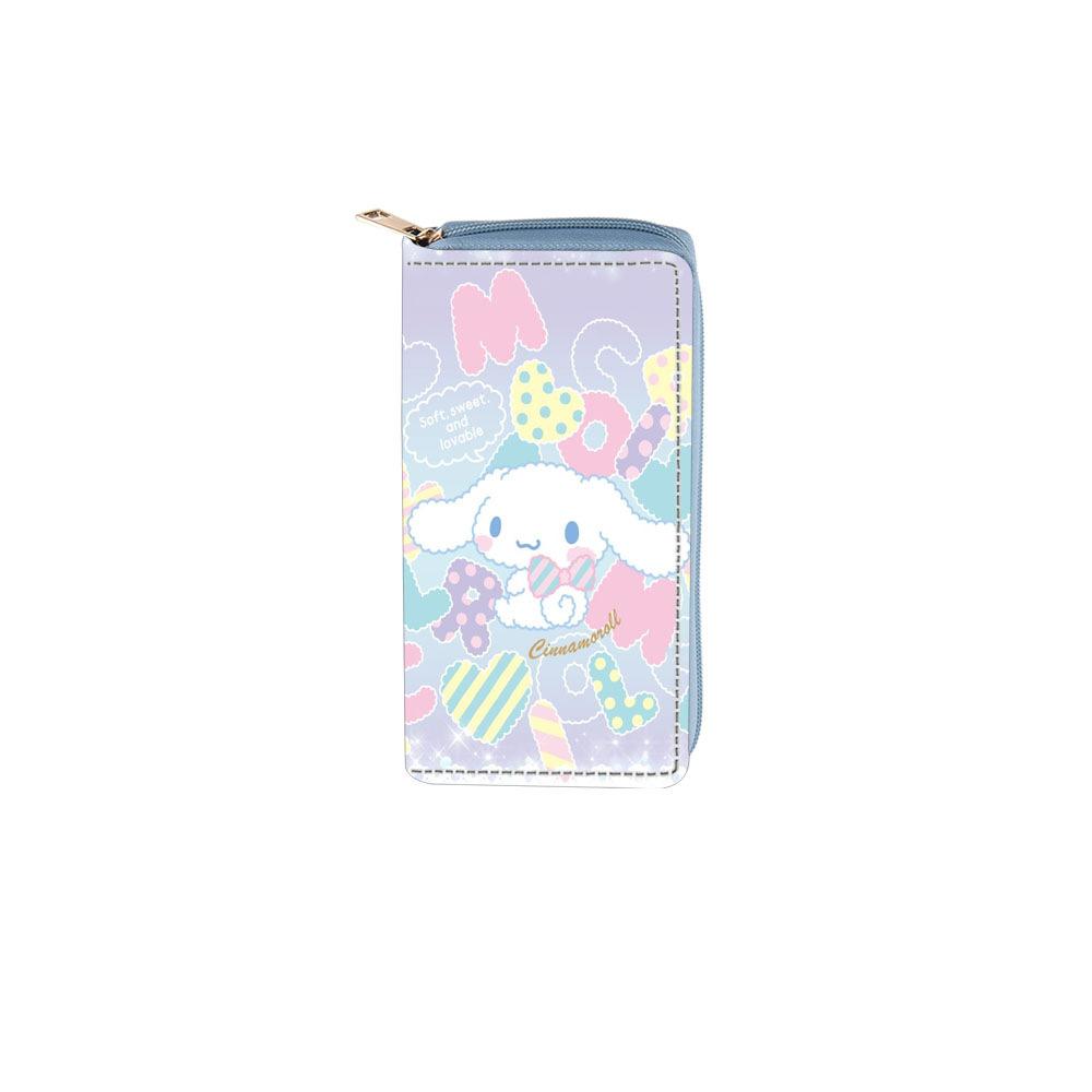 Yugui Dog Long Zipper Wallet Clutch Bag