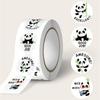 500Pcs 2.5Cm Cute Animal Panda Label Stickers Roll For Envelope Encourage Praise Reward Student Work Stationery Seal Lable
