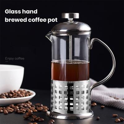 350ML Coffee Maker Filter Press Pot Anti-Scald Handle Home Kitchen Use Portable 304 Stainless Steel Coffee Pot