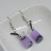 Hooks Earrings Bubble Tea Long Dangle Women Drink Drop Earrings Jewelry for Party