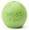 West Paw Zogoflex Echo Randa Hundespielzeug, Hundeball, Dschungelgrün, Groß