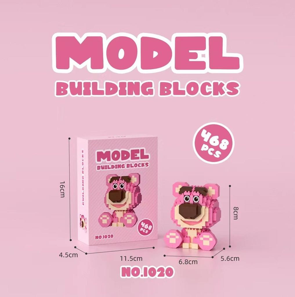Stellalou Linabell Cookieann Duffy Cartoon Character Building Block Toy
