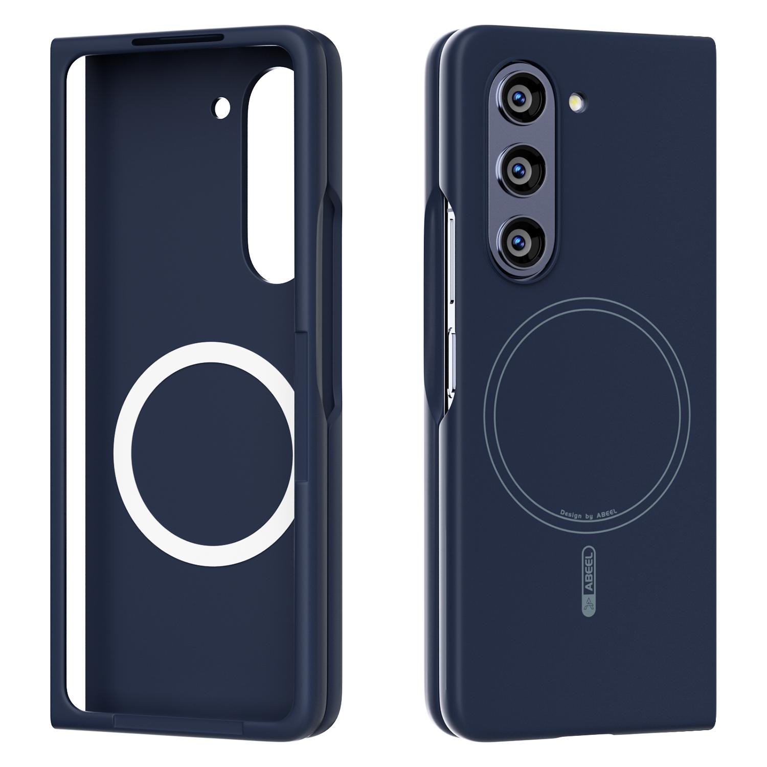 

Soft Liquid Silicone Invisible Case For Samsung Galaxy Z Fold 5 Fold5 Magnetic Wireless Charging Shockproof Protective Cover Liquid Silicone&Galaxy Z Fold5