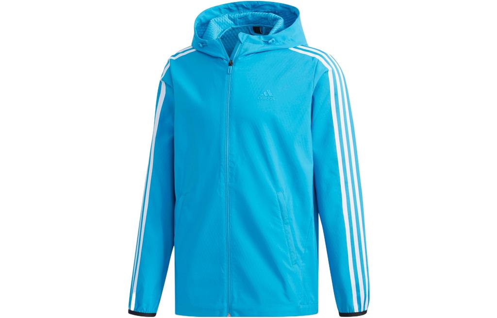 Adidas Jackets Men's Blue Hooded Moderate Other DW4621