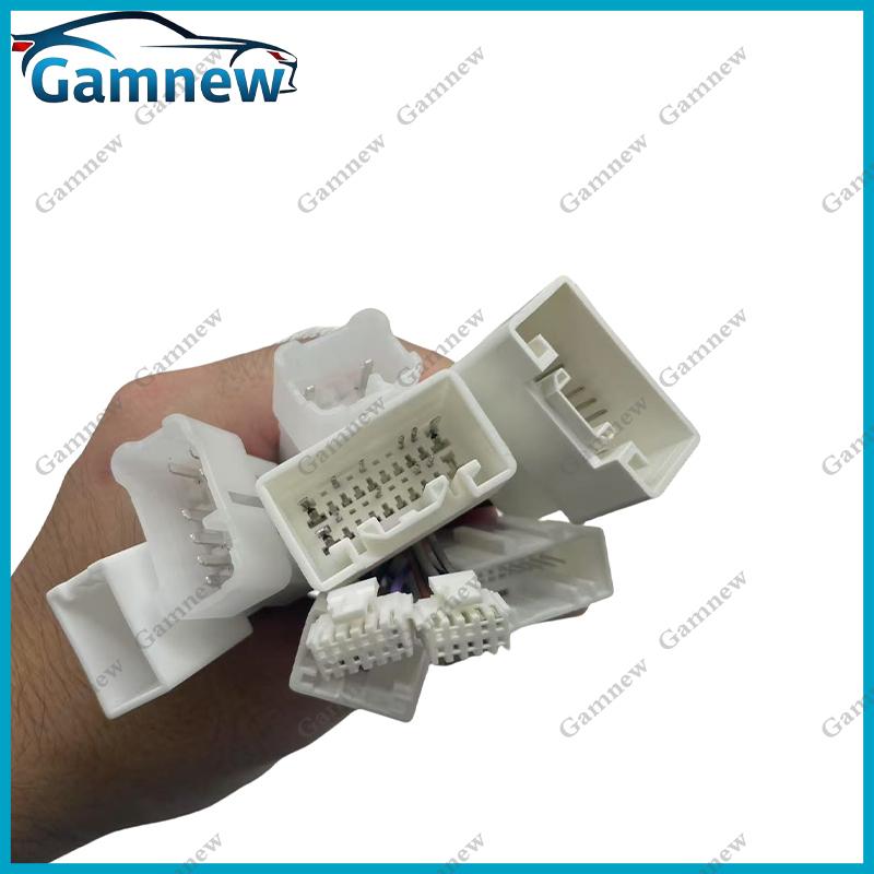 Car 16pin Wiring Harness Adapter Canbus Box Decoder Android Radio Power Cable For Toyota Prado Lexus GX470 2002-2009 High End