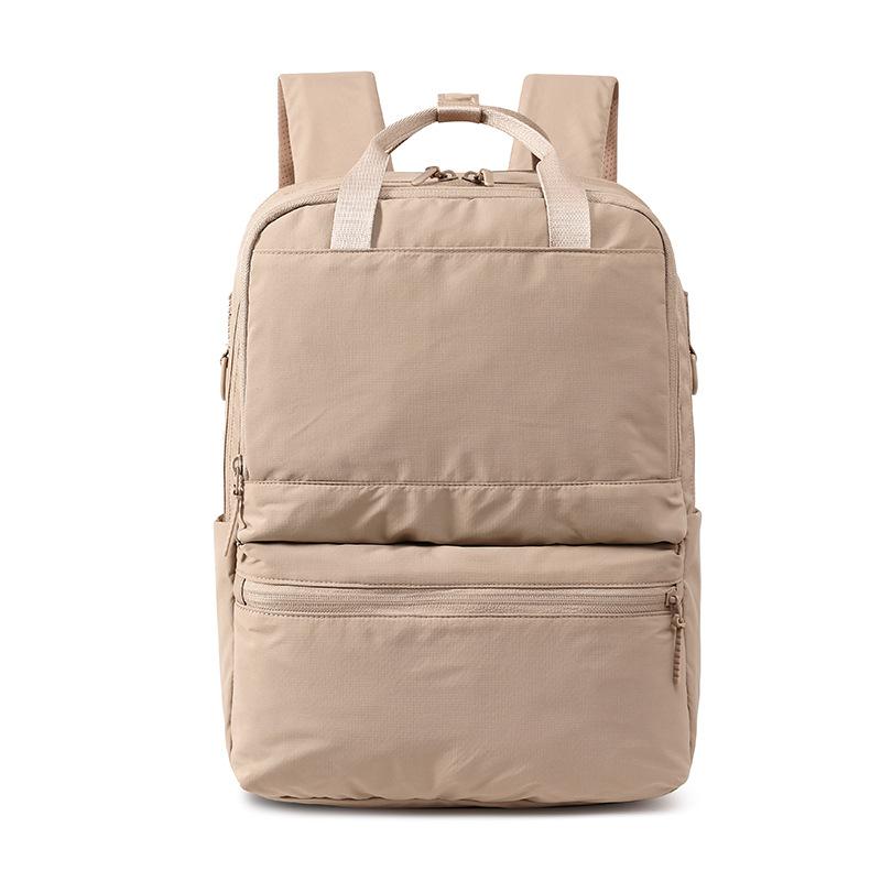 Schoolbag New Multifunctional Large Capacity Backpack Men's and Women's Outdoor Travel Practical and Lightweight Solid Color Versatile Computer 