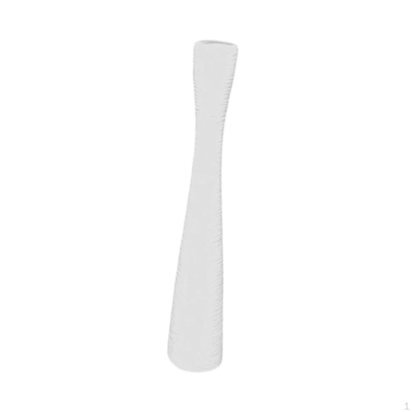 

Flower Vase Decorative Art Simple Table Centerpiece Floral Container Arrangement for white 6.8x6.8x38.5cm