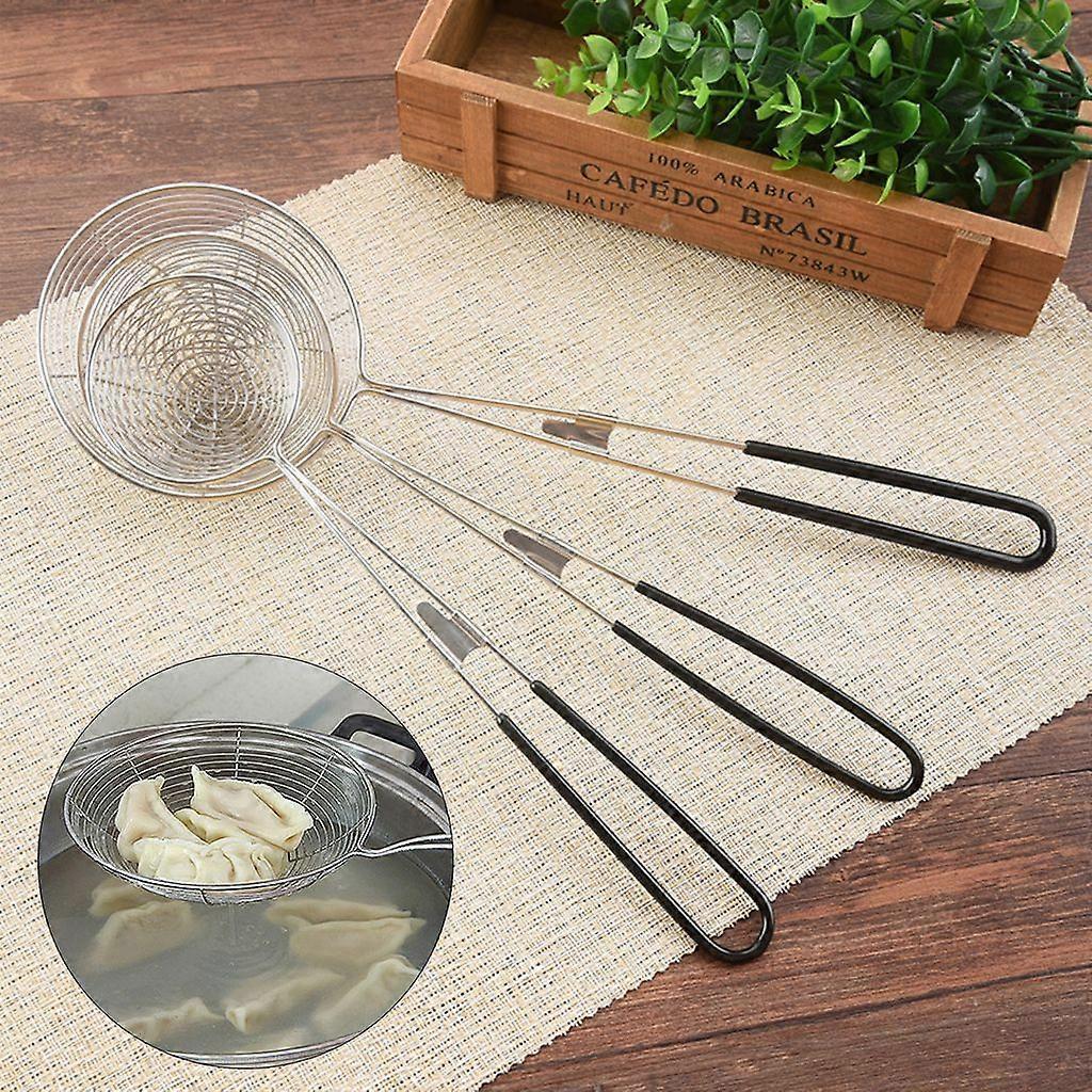 Strainer spoon Anti-scalding long handle Heat-resistant dishwasher safe Easy to clean filter
