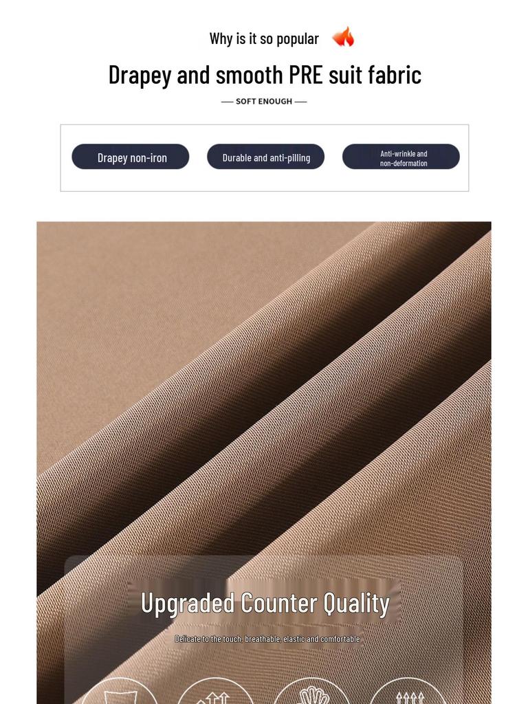 2025 Spring-Fall Women's High-Waisted Wide-Leg Suit Pants